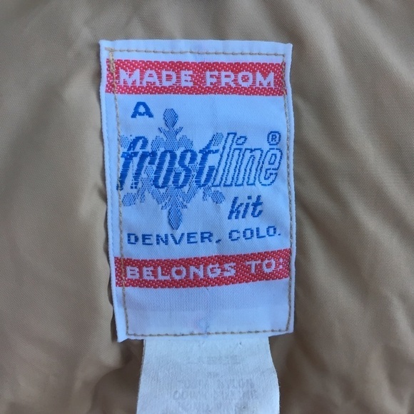 * Vintage * Frostline Long Down Parka Winter Coat - Picture 9 of 10